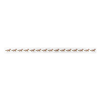 Maryland Flag Galloping Horse Ribbon Satin Ribbon