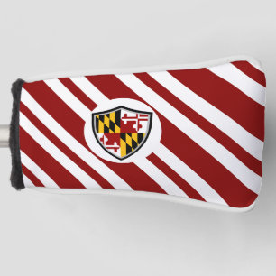 Maryland flag golf head cover