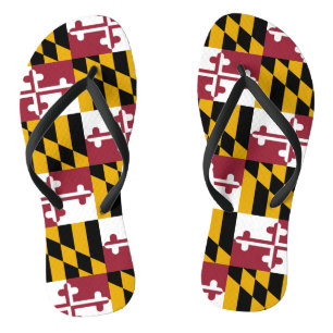 Maryland flag jandals