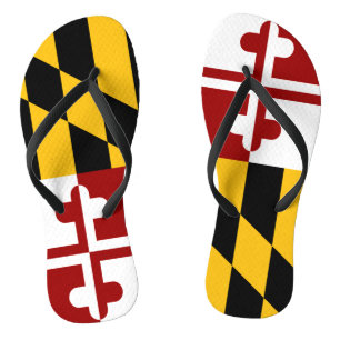 Maryland flag jandals