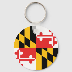 Maryland Flag Key Ring