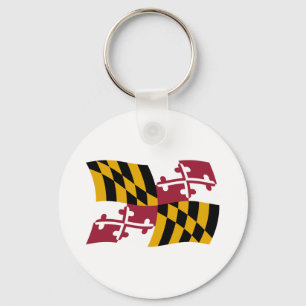 Maryland Flag Keychain