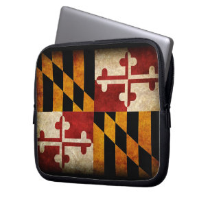Maryland Flag Laptop Sleeve