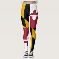 Maryland Flag leggings