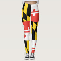 Maryland Flag Leggings