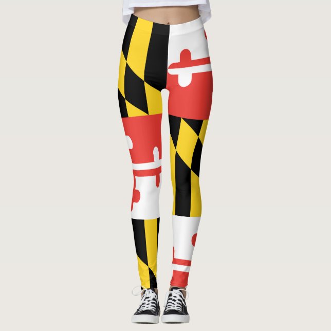Maryland Flag Leggings (Front)