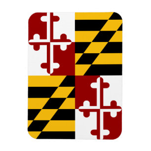 Maryland flag magnet