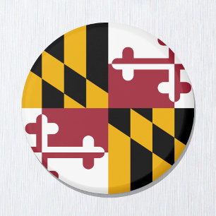 Maryland flag & Maryland, USA holiday/sports Magnet