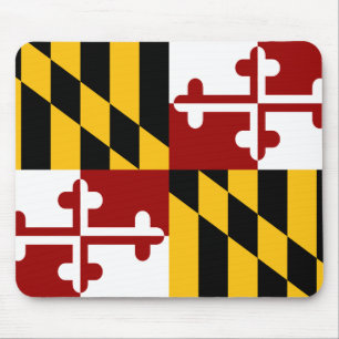 Maryland flag mouse pad