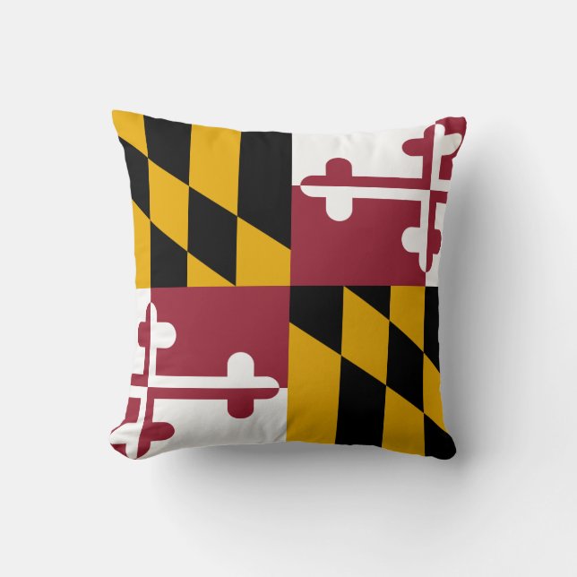 Maryland Flag pillow (Front)