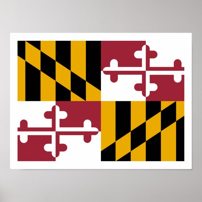 Maryland Flag  Poster (Front)