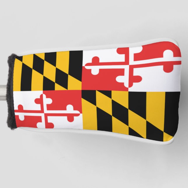 Maryland Flag Putter Cover (Front)