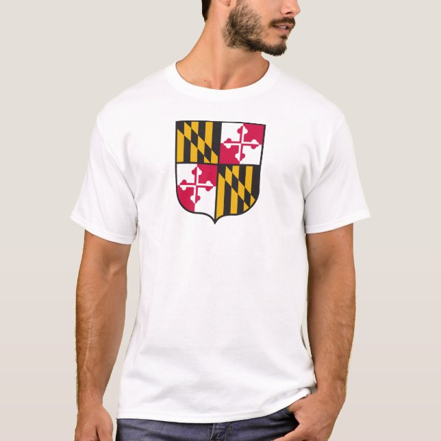 Maryland Flag Shield Shirt (Front)