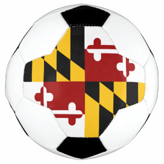 Maryland flag soccer ball