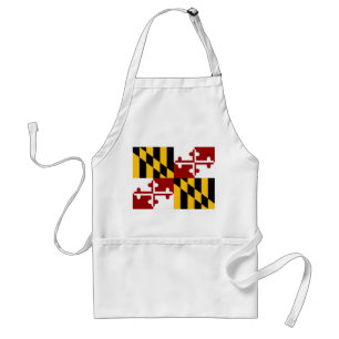 Maryland flag standard apron
