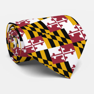 Maryland Flag Tie
