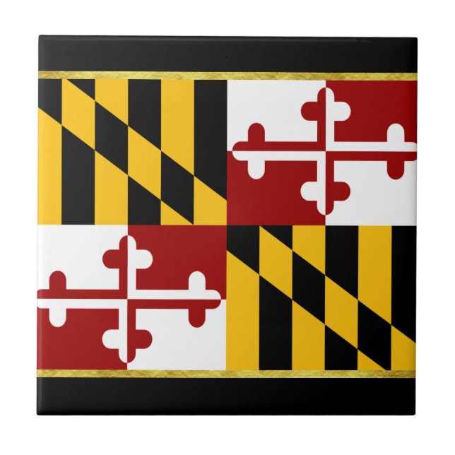 Maryland flag tile (Front)