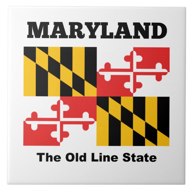 Maryland flag tile (Front)