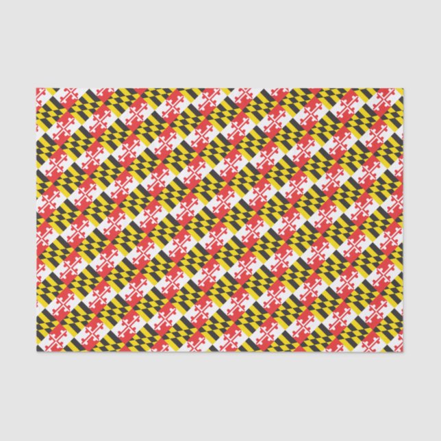 Maryland Flag Tissue Paper (Front)