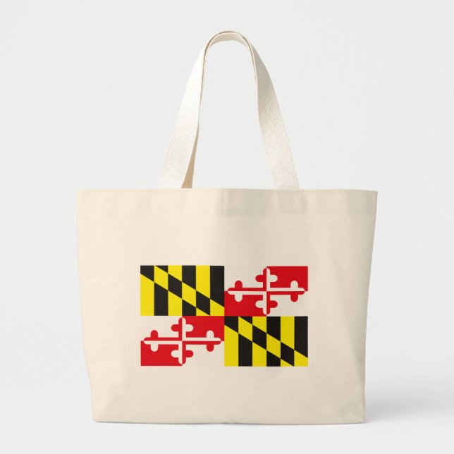 Maryland Flag Tote Bag (Front)