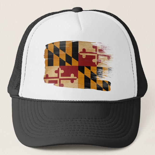 Maryland Flag Trucker Hat (Front)