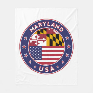 Maryland Fleece Blanket