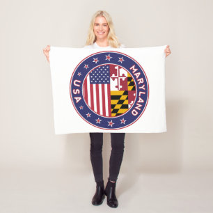Maryland Fleece Blanket