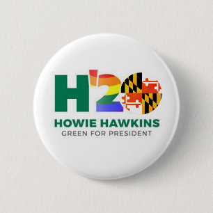 Maryland for Howie Hawkins 2020 6 Cm Round Badge