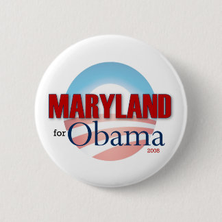 Maryland for Obama 6 Cm Round Badge