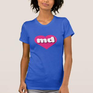 Maryland hot pink - I love md T-Shirt