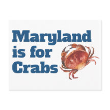 Maryland is for Crabs Postcards