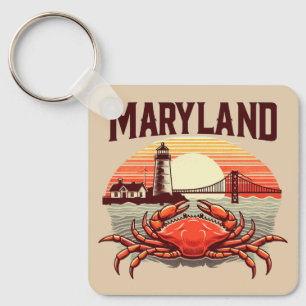 Maryland Key Ring