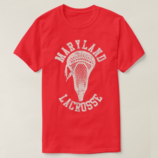 Maryland Lacrosse Vintage Stickhead  T-Shirt (Design Front)