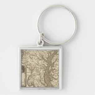Maryland Map by Arrowsmith Key Ring