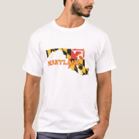 Maryland Map Shaped State Flag Marylander Flags