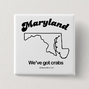 MARYLAND - "MARYLAND STATE MOTTO" T-shirts and Gea 15 Cm Square Badge