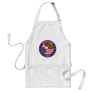 Maryland, Maryland sticker, phone case, bag Standard Apron