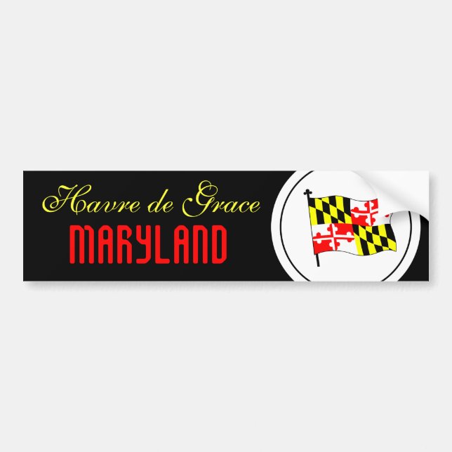 MARYLAND, MISC. CITY BUMPER STICKER (Front)