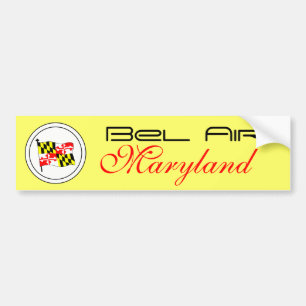 MARYLAND, MISC. CITY BUMPER STICKER