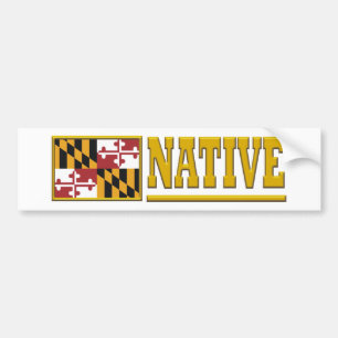 Maryland Native Bumper Sticker