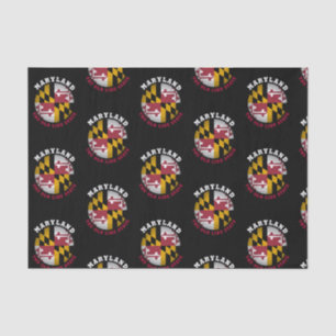 MARYLAND OLD LINE STATE FLAG TISSUE PAPER