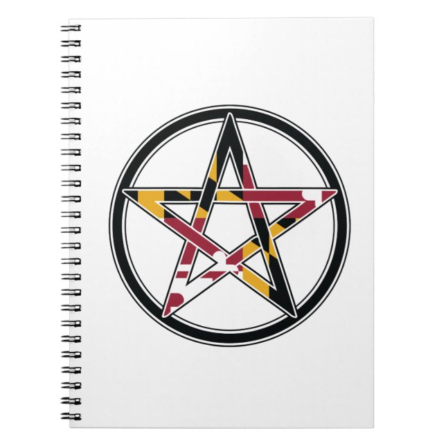 Maryland Pagan transparent Spiral Notebook (Front)