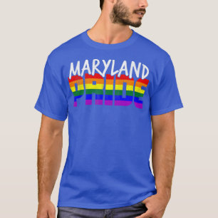 Maryland Pride LGBT Flag  T-Shirt