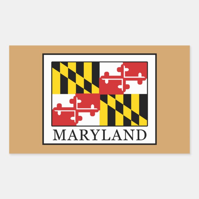 Maryland Rectangular Sticker (Front)