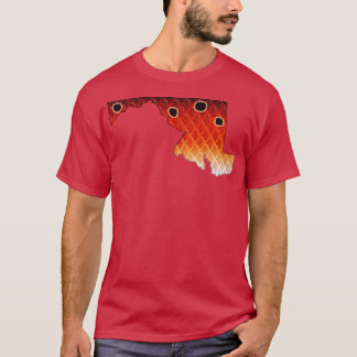 Maryland Redfish Colours Red Drum Inspired Colour  T-Shirt