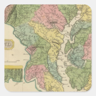 Maryland Square Sticker