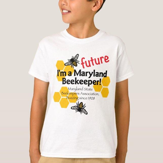Maryland State Beekeepers Association Kids t-shirt (Front)