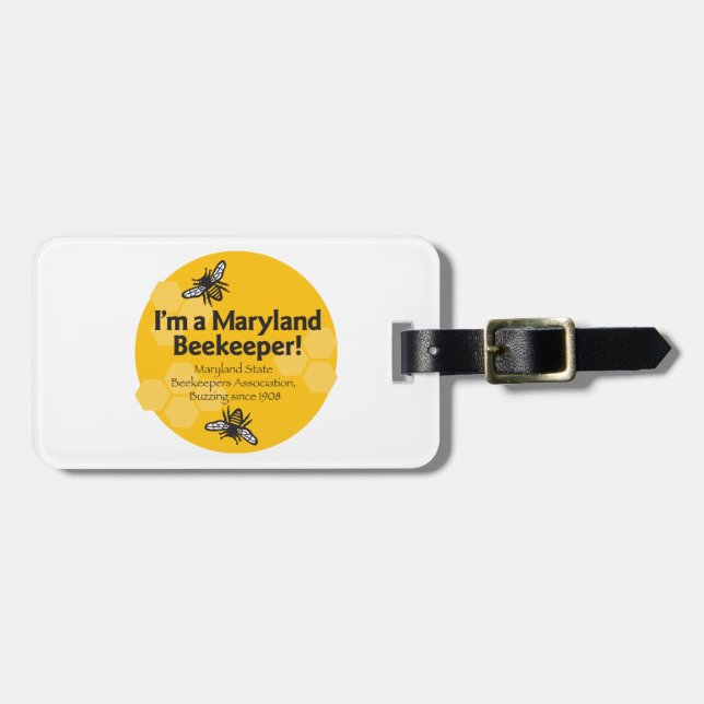 Maryland State Beekeepers Association Tag (Front Horizontal)