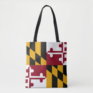Maryland State Flag All Over Print Tote Bag