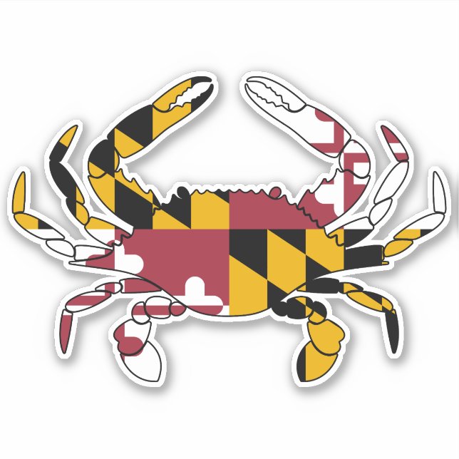 Maryland State Flag Blue Crab (Front)